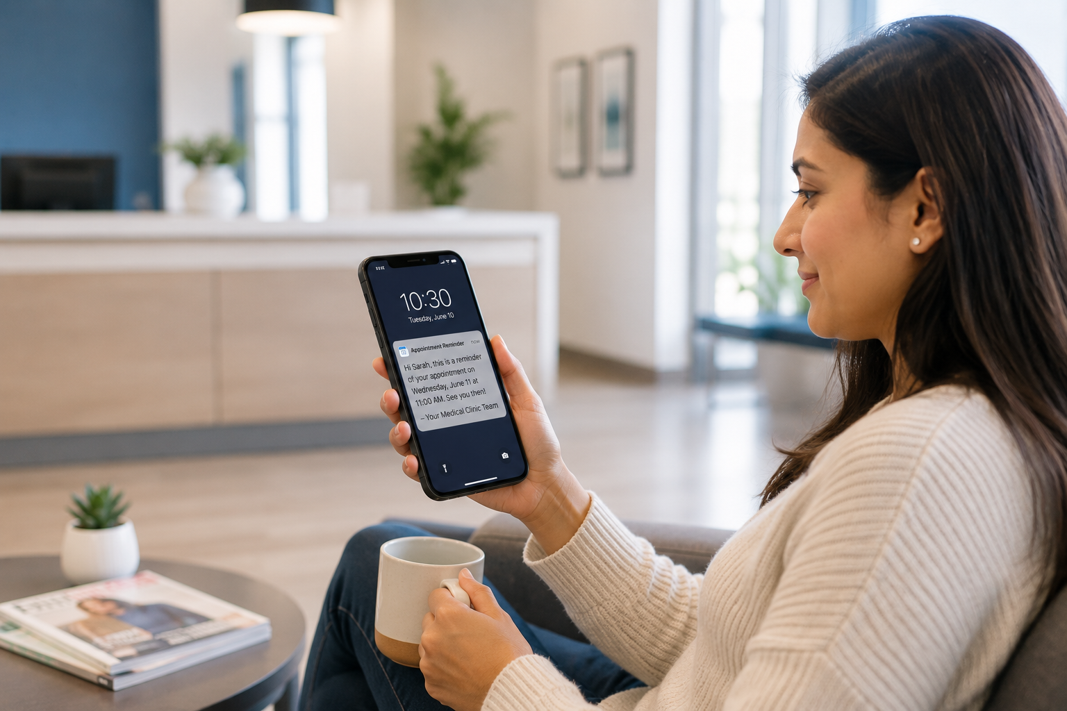 Appointment reminders improving patient communication in clinics